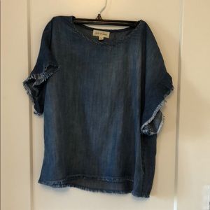 Cloth and Stone Denim top
